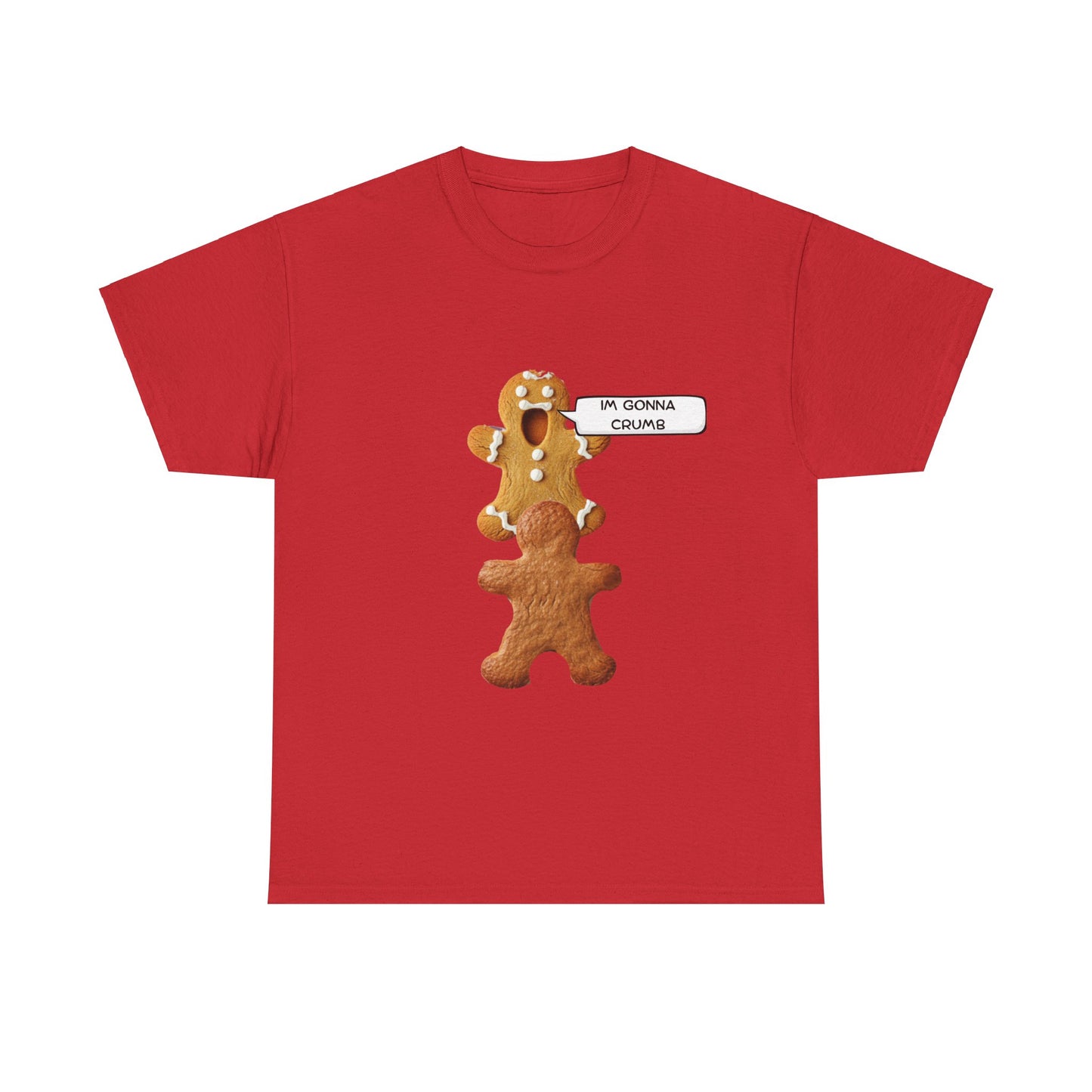 Funny Christmas Tee - Im Gonna Crumb Gingerbread Man 'Crumb' Design