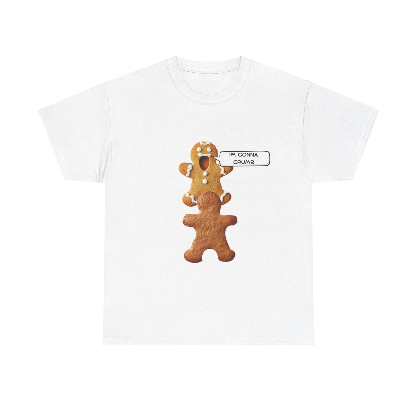 Funny Christmas Tee - Im Gonna Crumb Gingerbread Man 'Crumb' Design