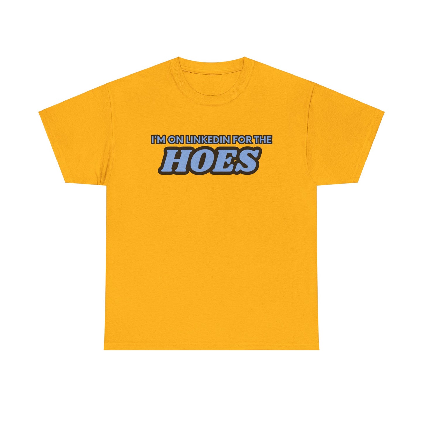 I'm on LinkedIn for the Hoes Graphic Tee