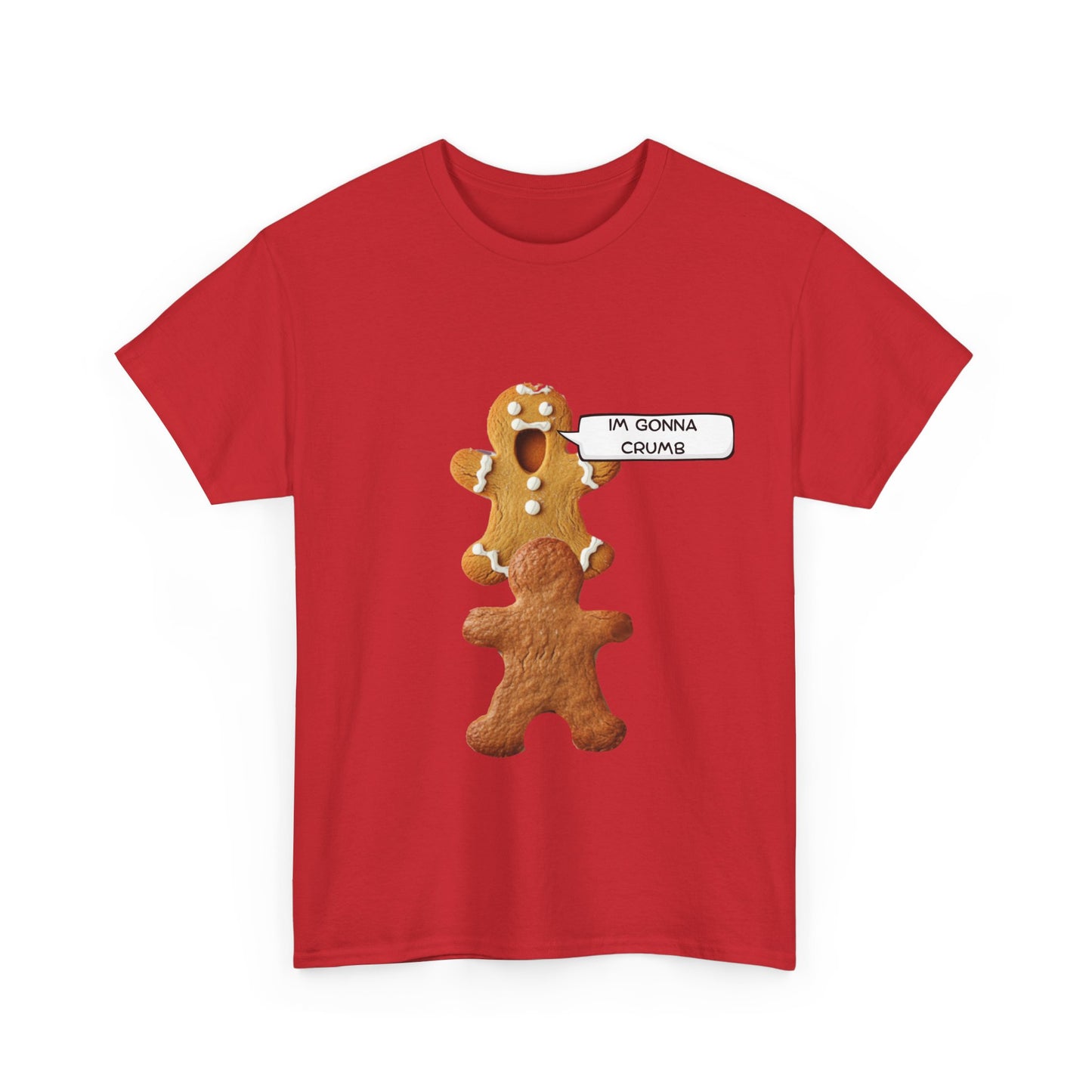 Funny Christmas Tee - Im Gonna Crumb Gingerbread Man 'Crumb' Design