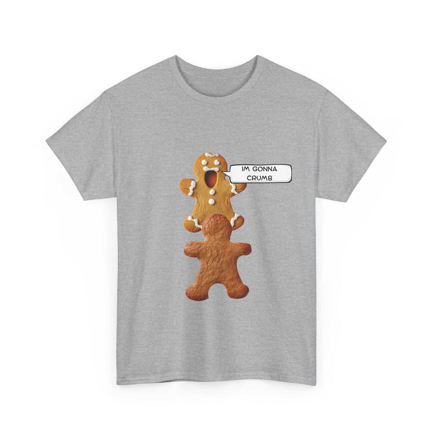 Funny Christmas Tee - Im Gonna Crumb Gingerbread Man 'Crumb' Design