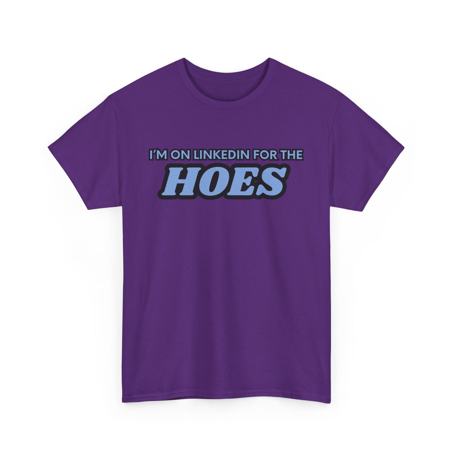 I'm on LinkedIn for the Hoes Graphic Tee