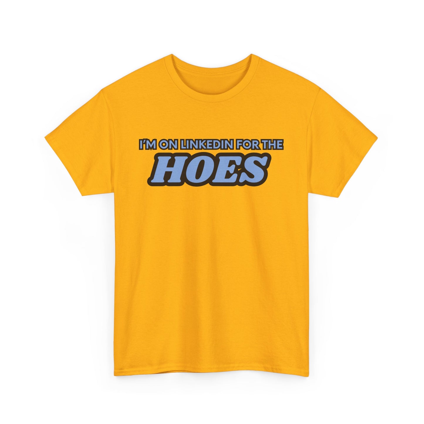 I'm on LinkedIn for the Hoes Graphic Tee