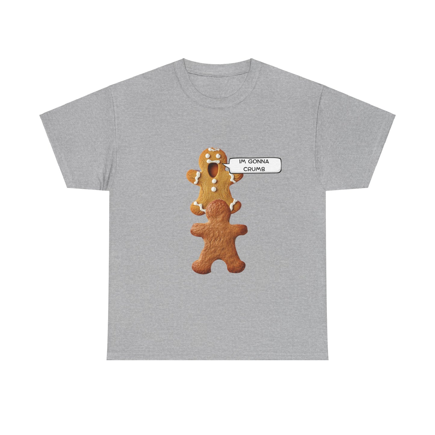 Funny Christmas Tee - Im Gonna Crumb Gingerbread Man 'Crumb' Design